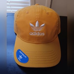 Yellow Adidas adjustable hat